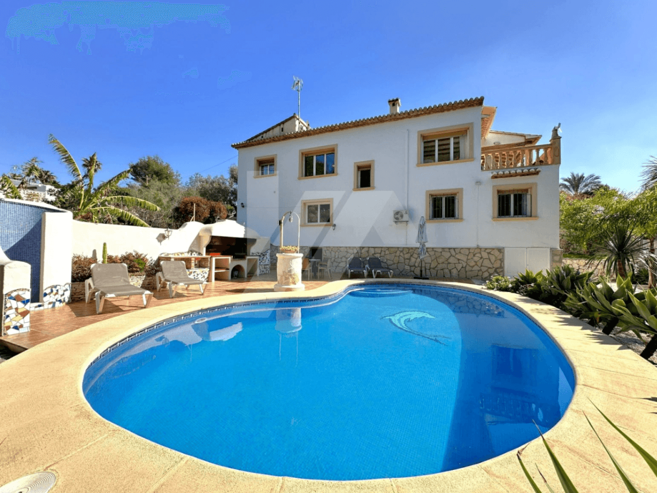 Mediterrane Stilvilla zum Verkauf in Benissa, Costa Blanca.