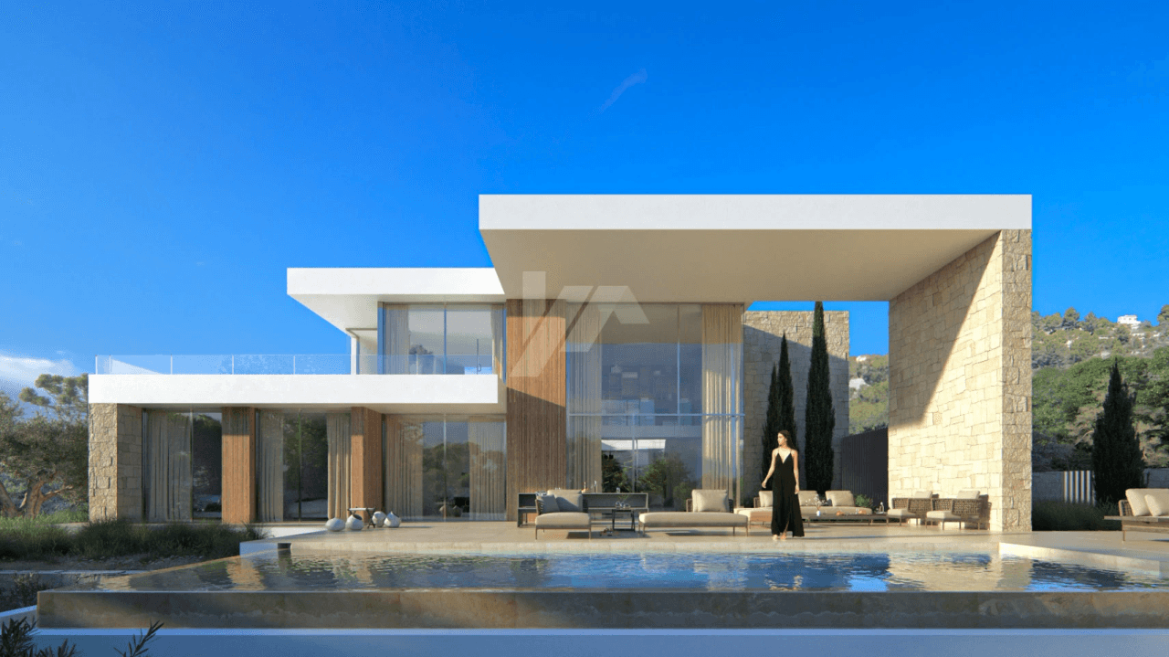 Villa de luxe avec vue sur la mer à vendre à Moraira, Costa Blanca.