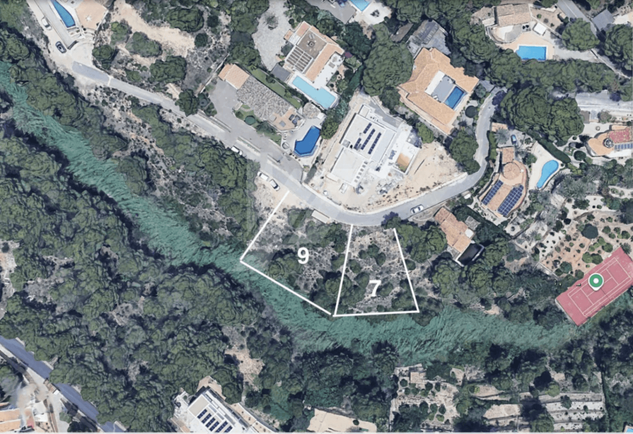 Parcela en venta en Altea, Costa Blanca.